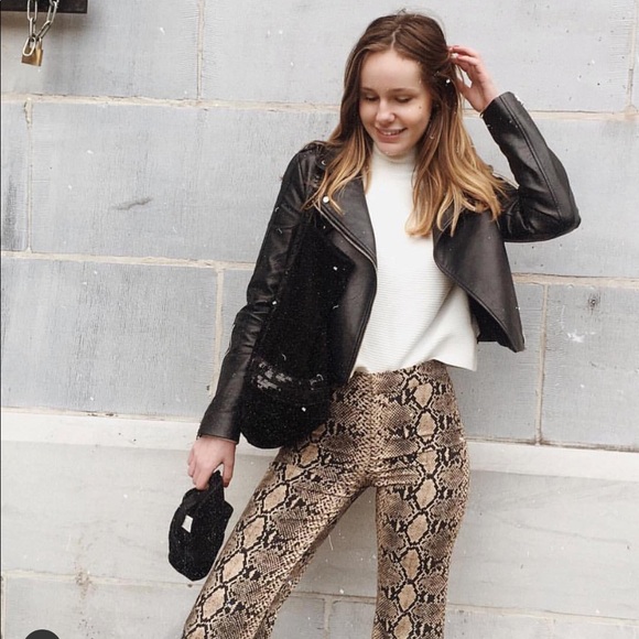 Zara snake skinny jeans, flash sale last one - Picture 5 of 8